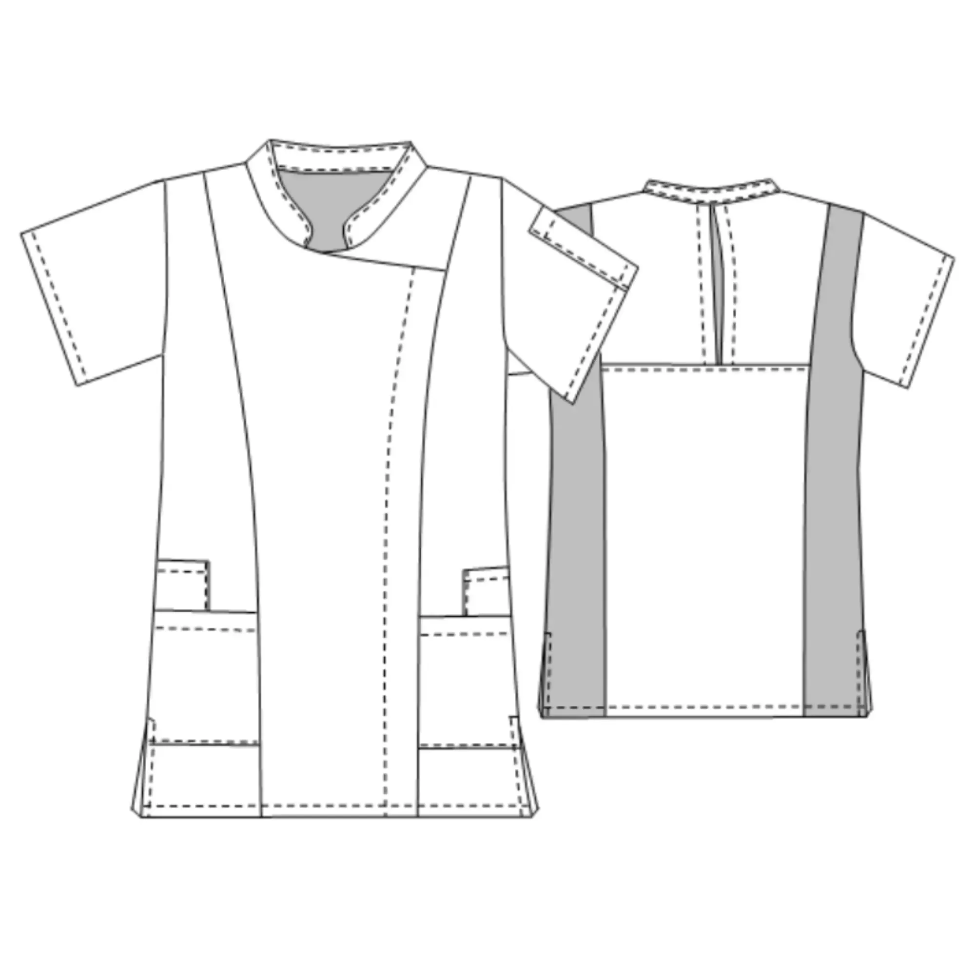 Sophie - Tunic - Short sleeves - Women - 75 cm