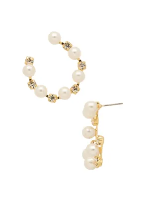 Sorrelli Hoop Earring - Modern Pearl