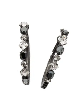 Sorrelli Sicily Hoop Earrings Midnight Moon