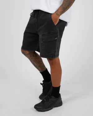 ST GOLIATH GULLY CARGO SHORT WASHED BLACK
