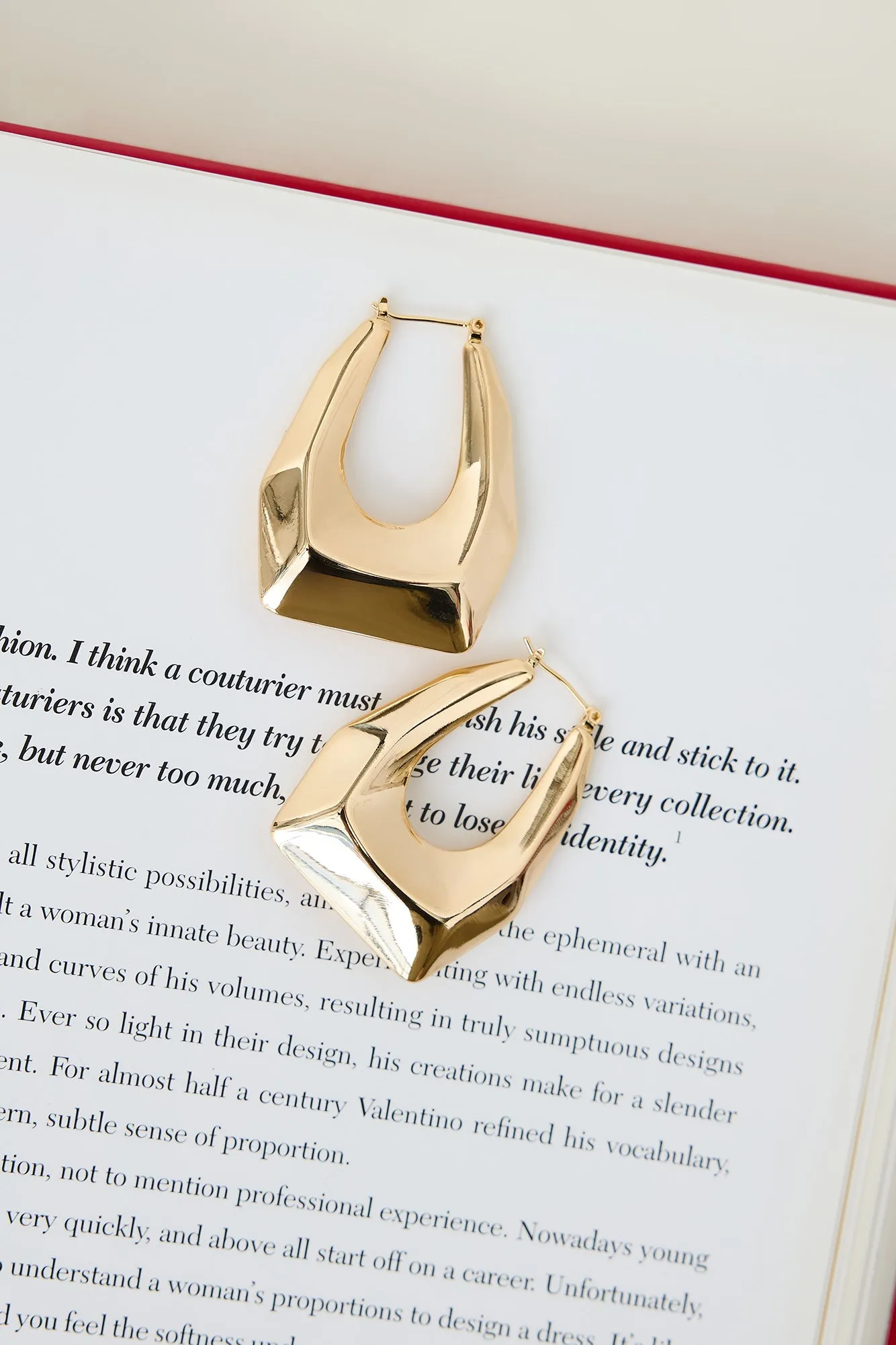 Stargaze Hoop Earrings Gold