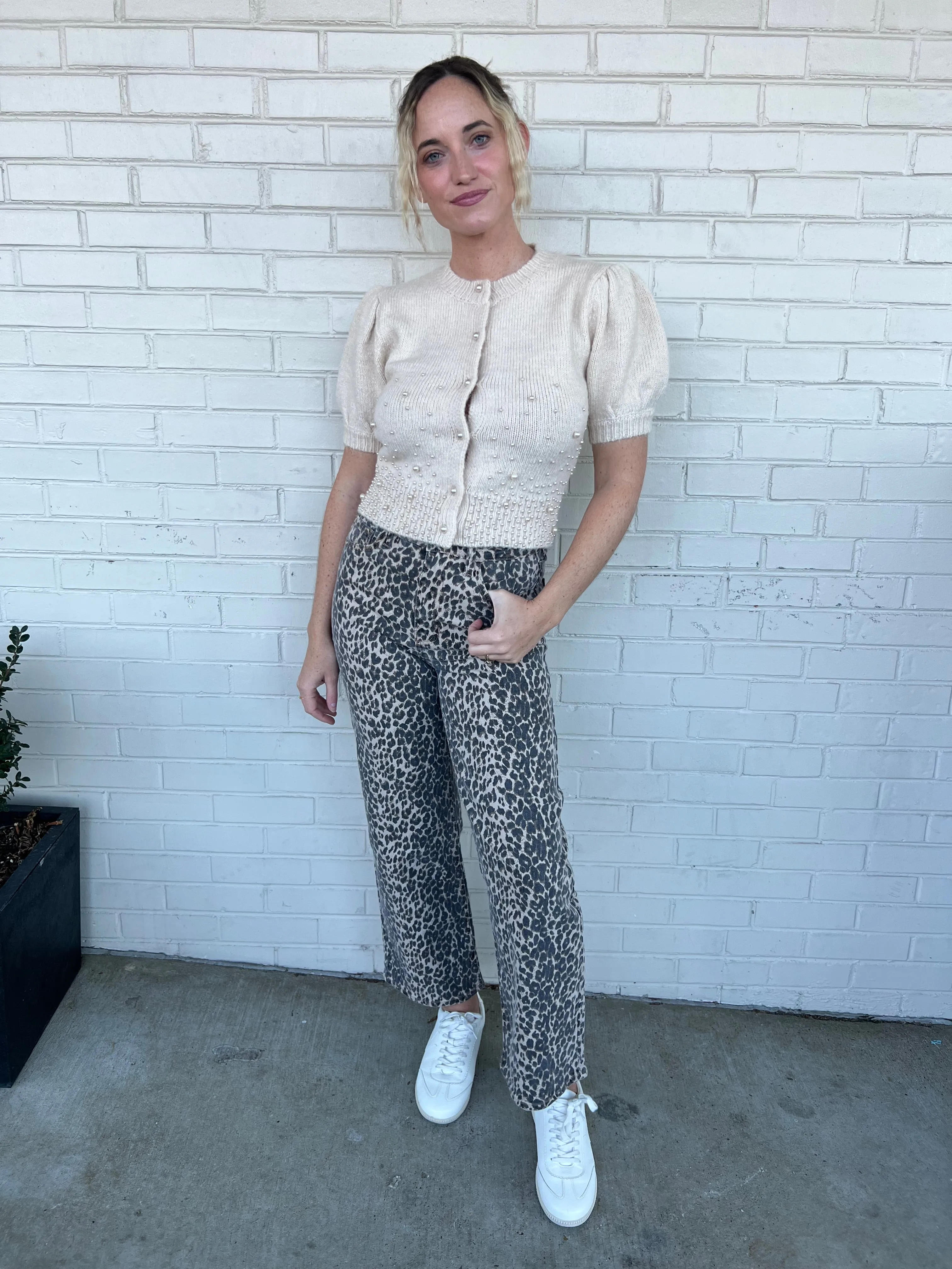 Stay Wild Leopard Jeans