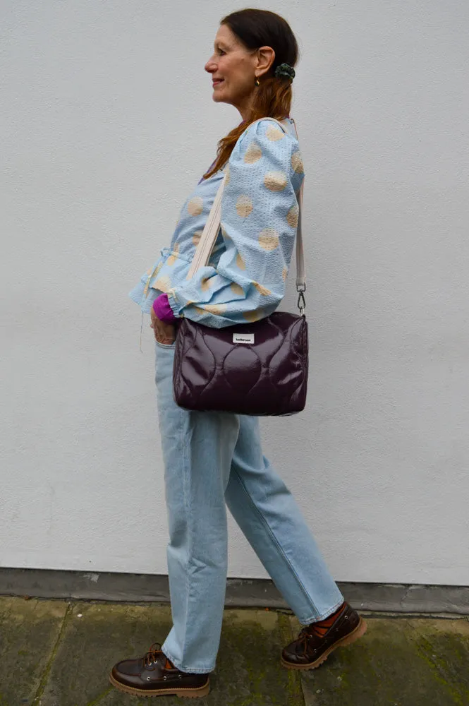 Stella Nova Big Dot Light Blue Blouse