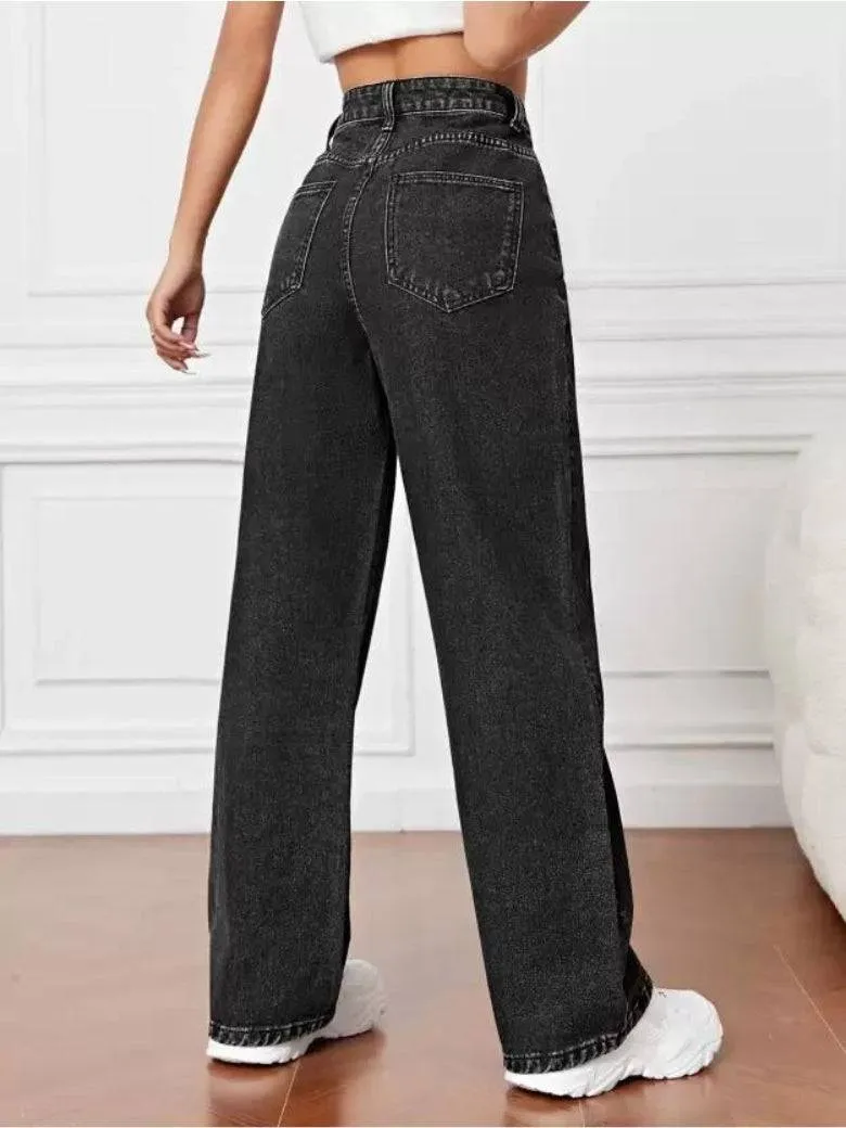 Stonewash Symphony Straight Leg Jeans