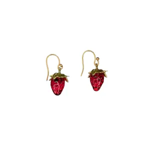Strawberry Drop Earrings