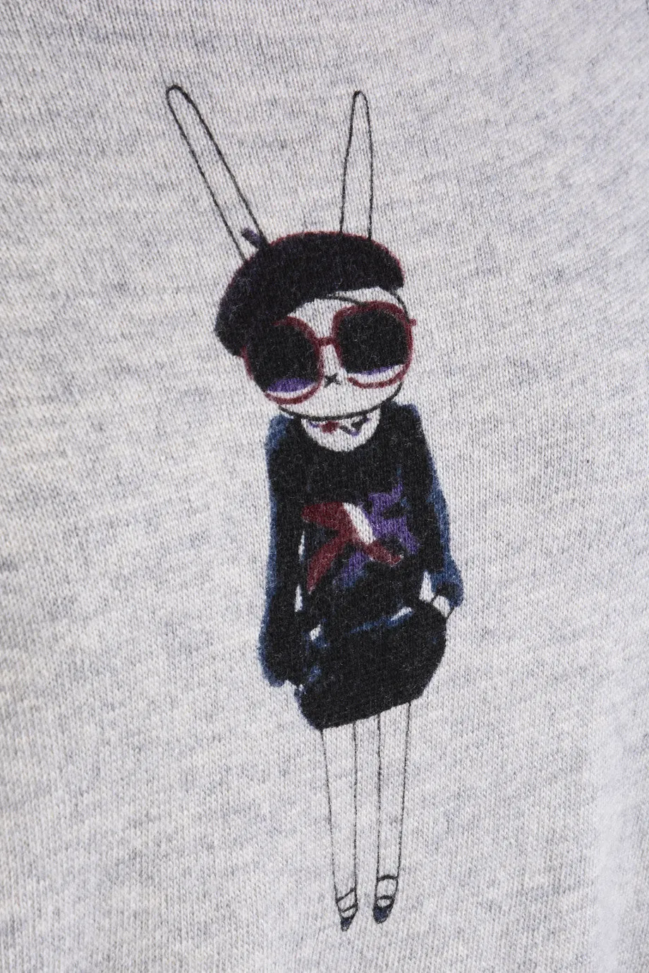 STYLE RABBITS Γκρι Μπλούζα με Σχέδια