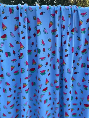 Summer Fruit Perriwinkle Brushed DTY