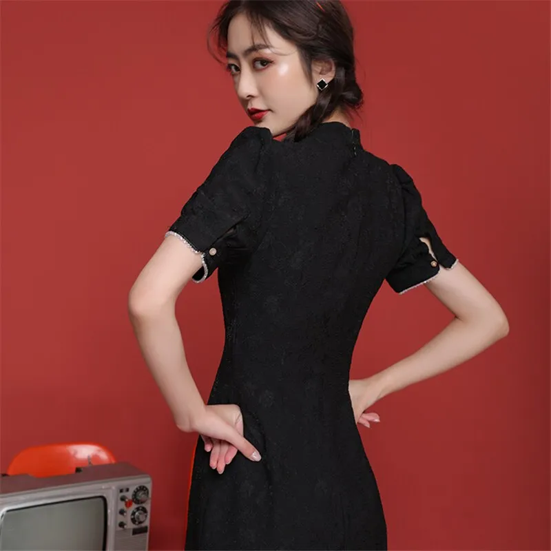 Summer Modified Cheongsam Dress