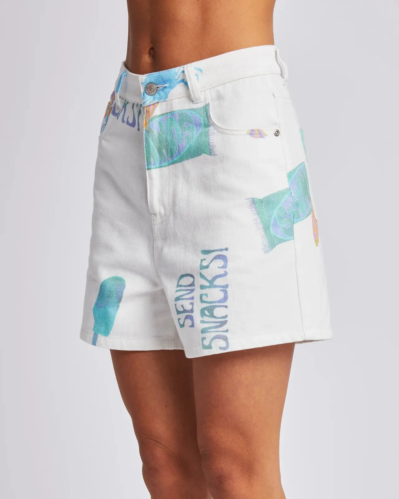 Summi Summi - Send snacks denim shorts