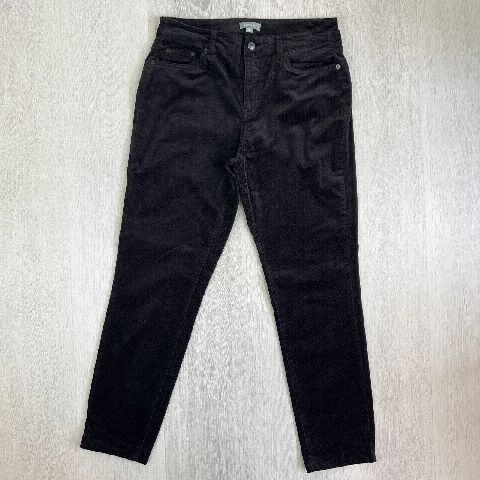 Suzanne Grae Jeans Womens Corduroy Pants Tapered Stretch Size 12 (2 Pairs)