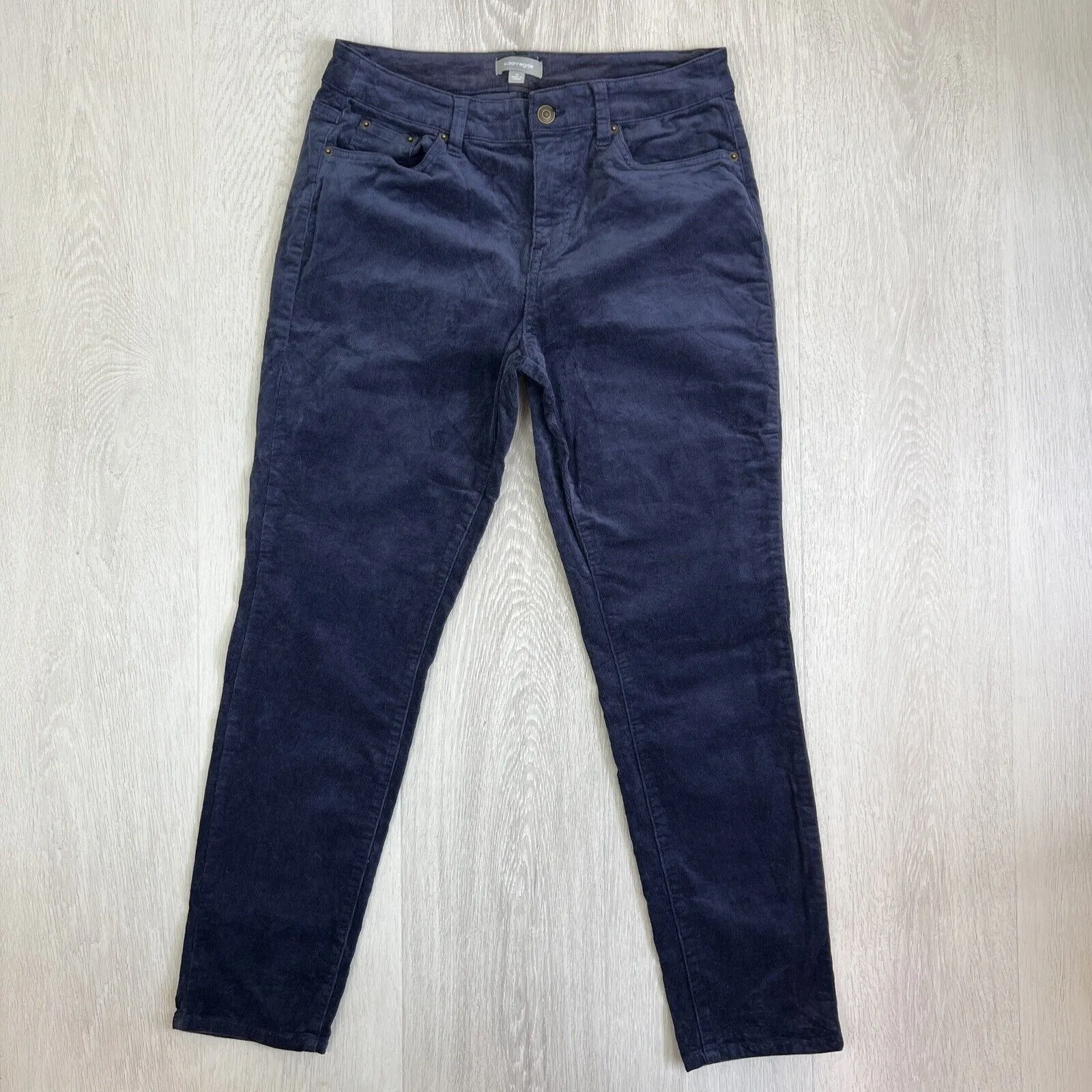 Suzanne Grae Jeans Womens Corduroy Pants Tapered Stretch Size 12 (2 Pairs)