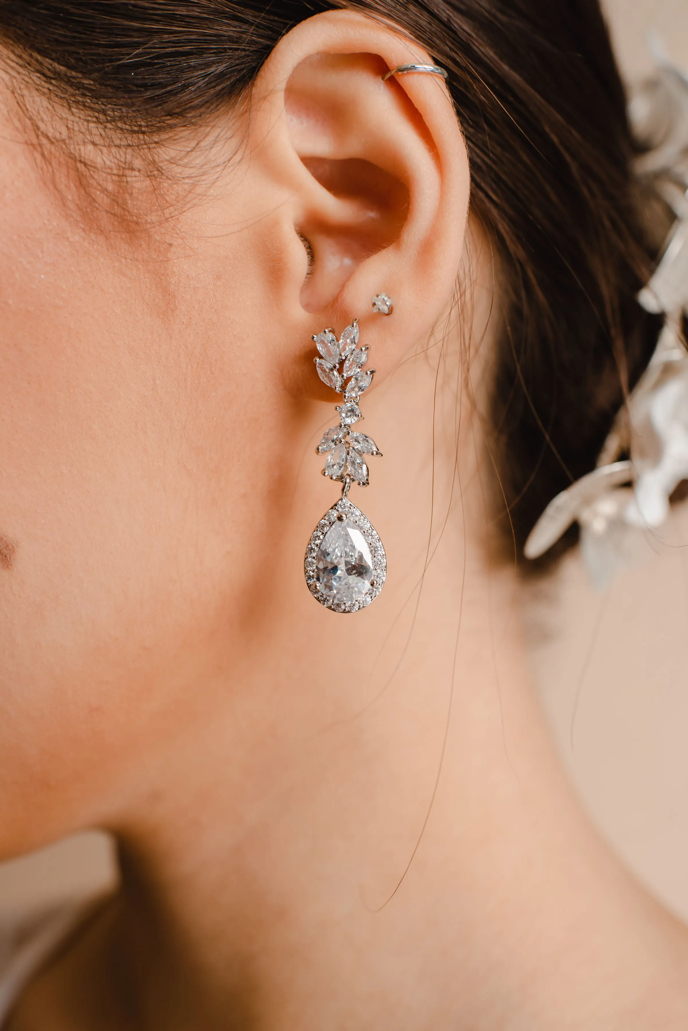 Symphony drop earrings