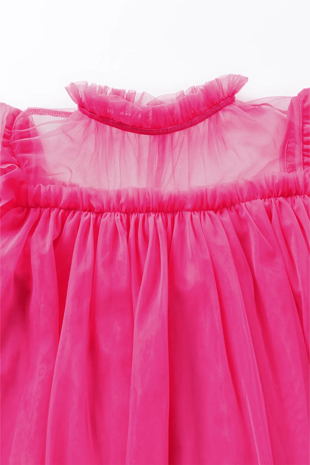 Tammy Frill Mock Neck Cap Sleeve Blouse