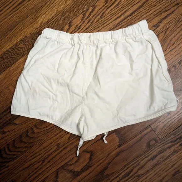 Tanya Taylor Tate White Cargo Shorts Size M