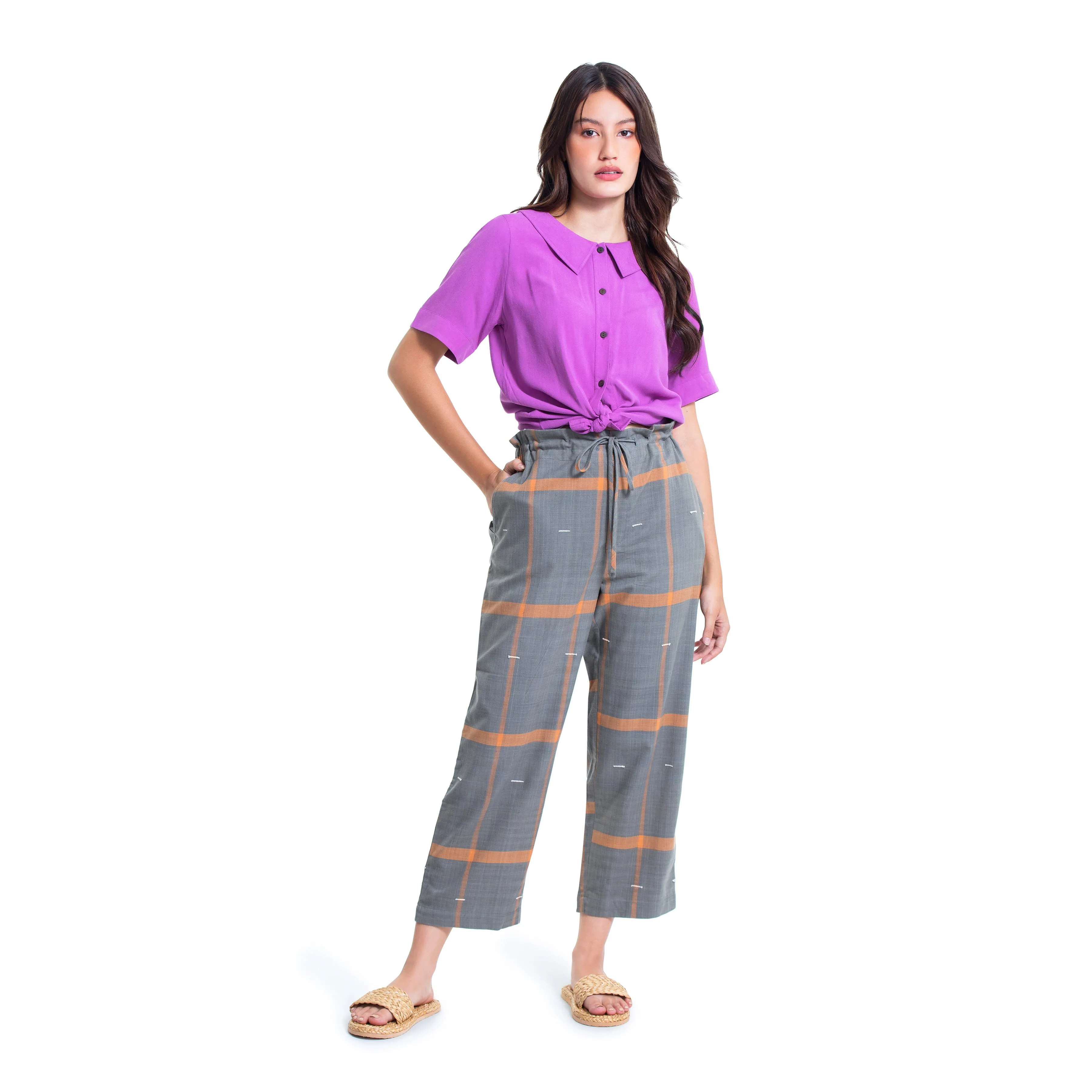 Tapered Handloom Pant