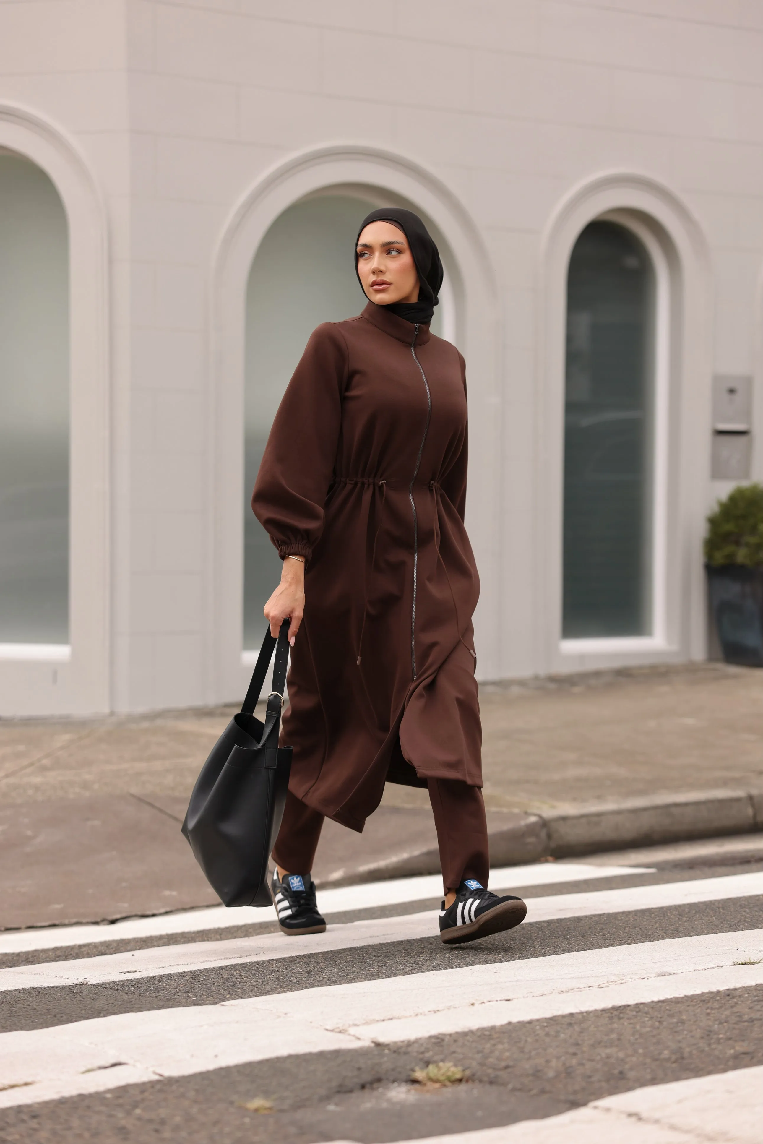 Tapered Ponte Pant Chocolate