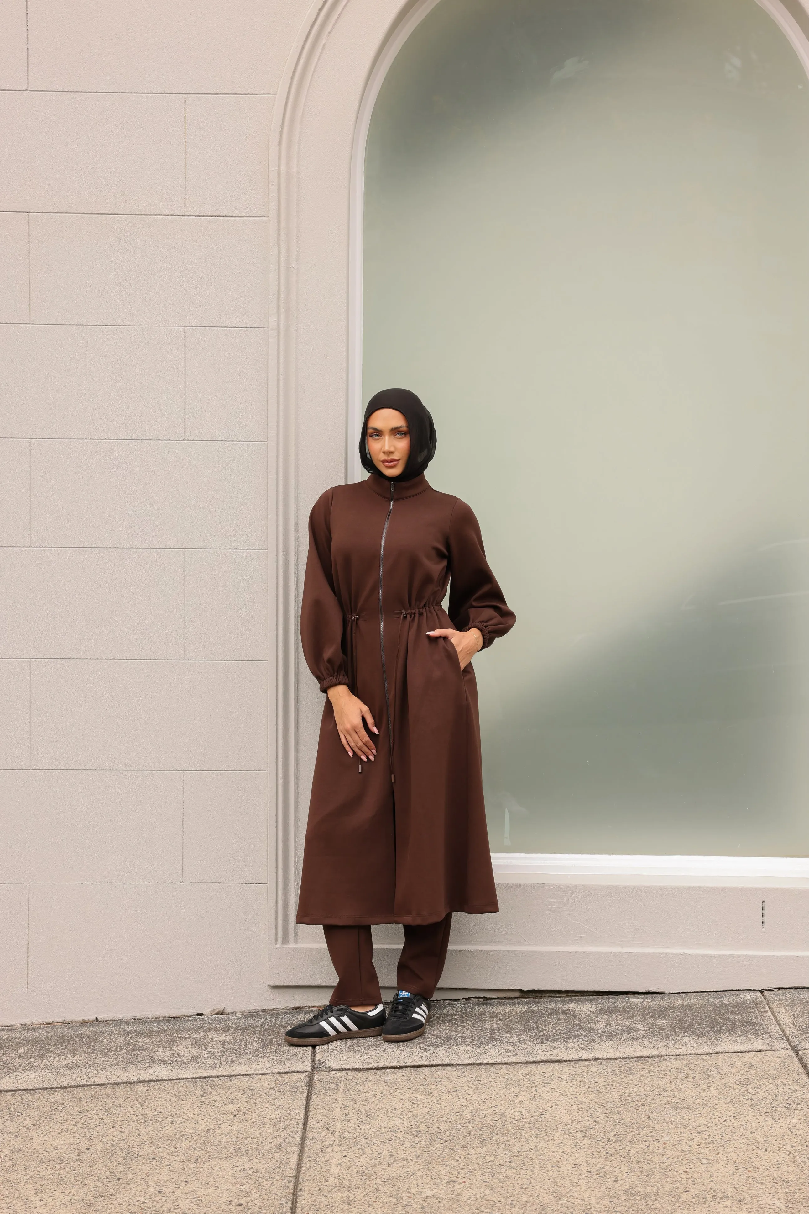 Tapered Ponte Pant Chocolate