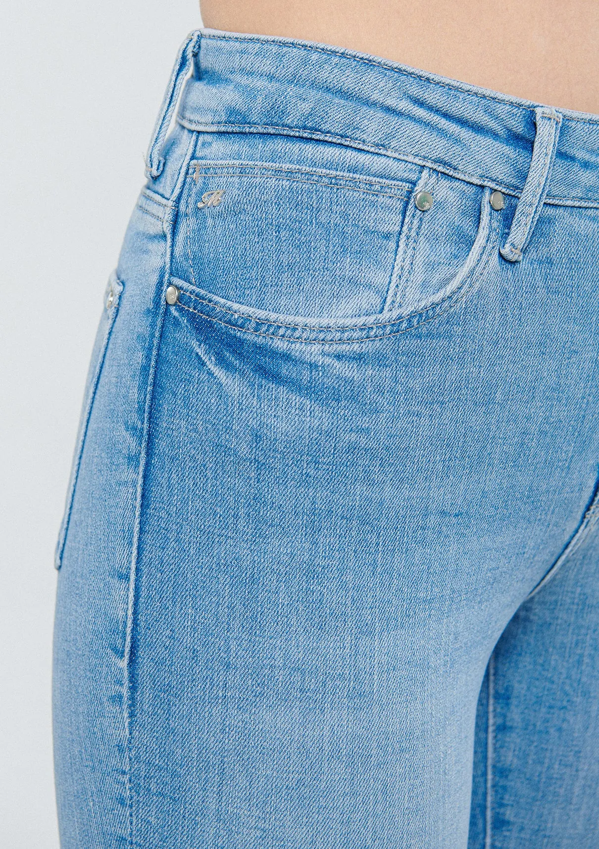 Tess Light Blue Glam Jean Pants