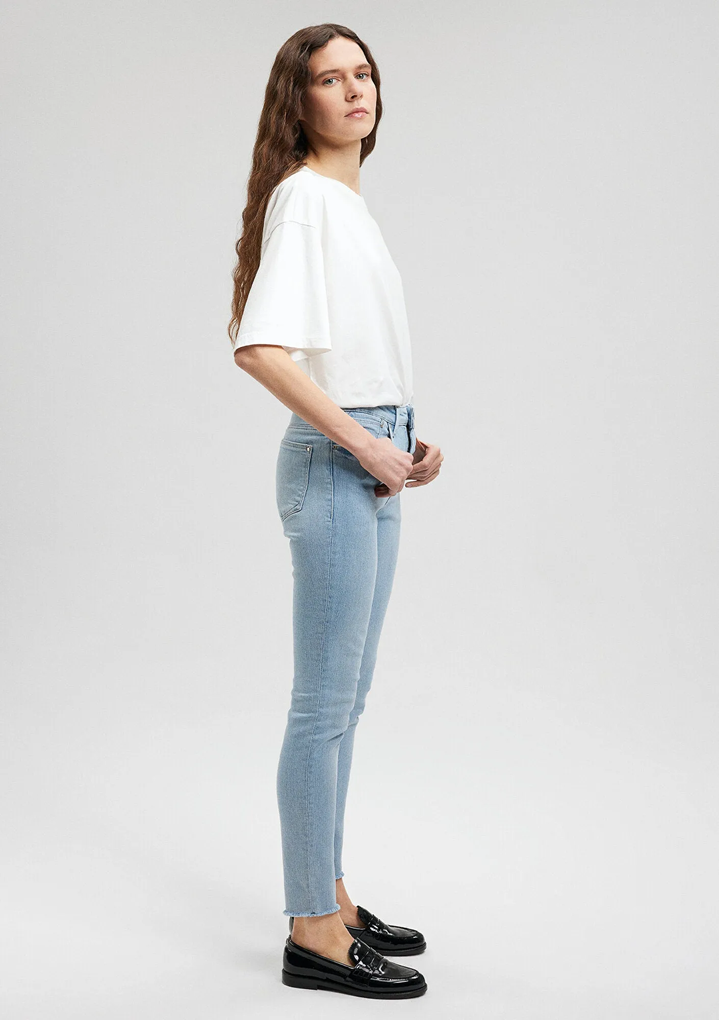 Tess Light Blue Glam Jean Pants