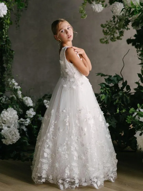 Teter Warm GS81L Lucia - Girl's Communion Dress Off White