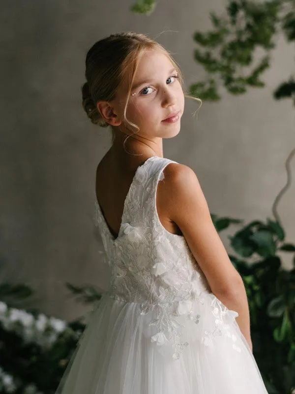 Teter Warm GS81L Lucia - Girl's Communion Dress Off White