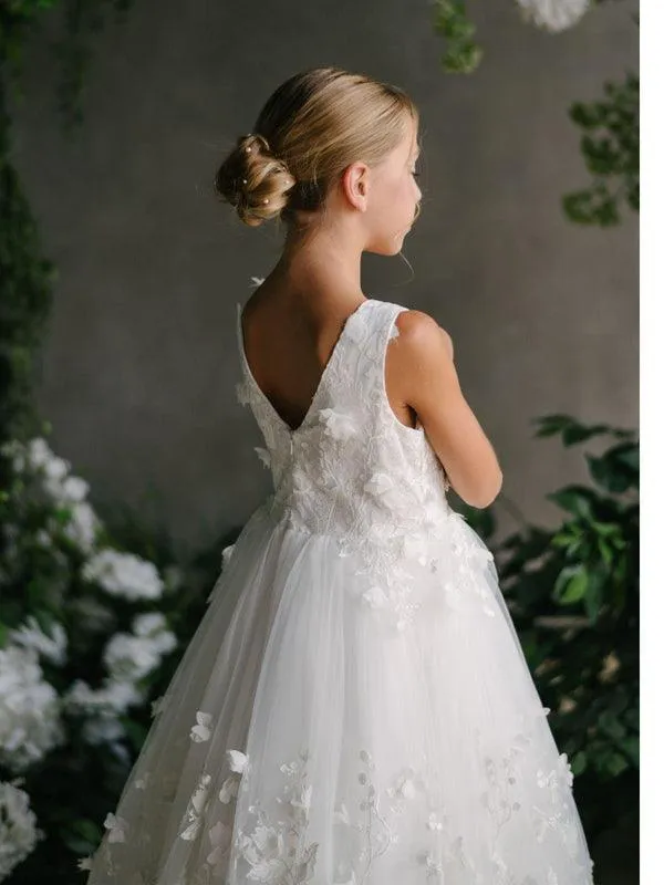Teter Warm GS81L Lucia - Girl's Communion Dress Off White