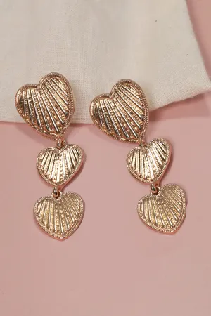 The Emmy Heart Drop Statement Earrings