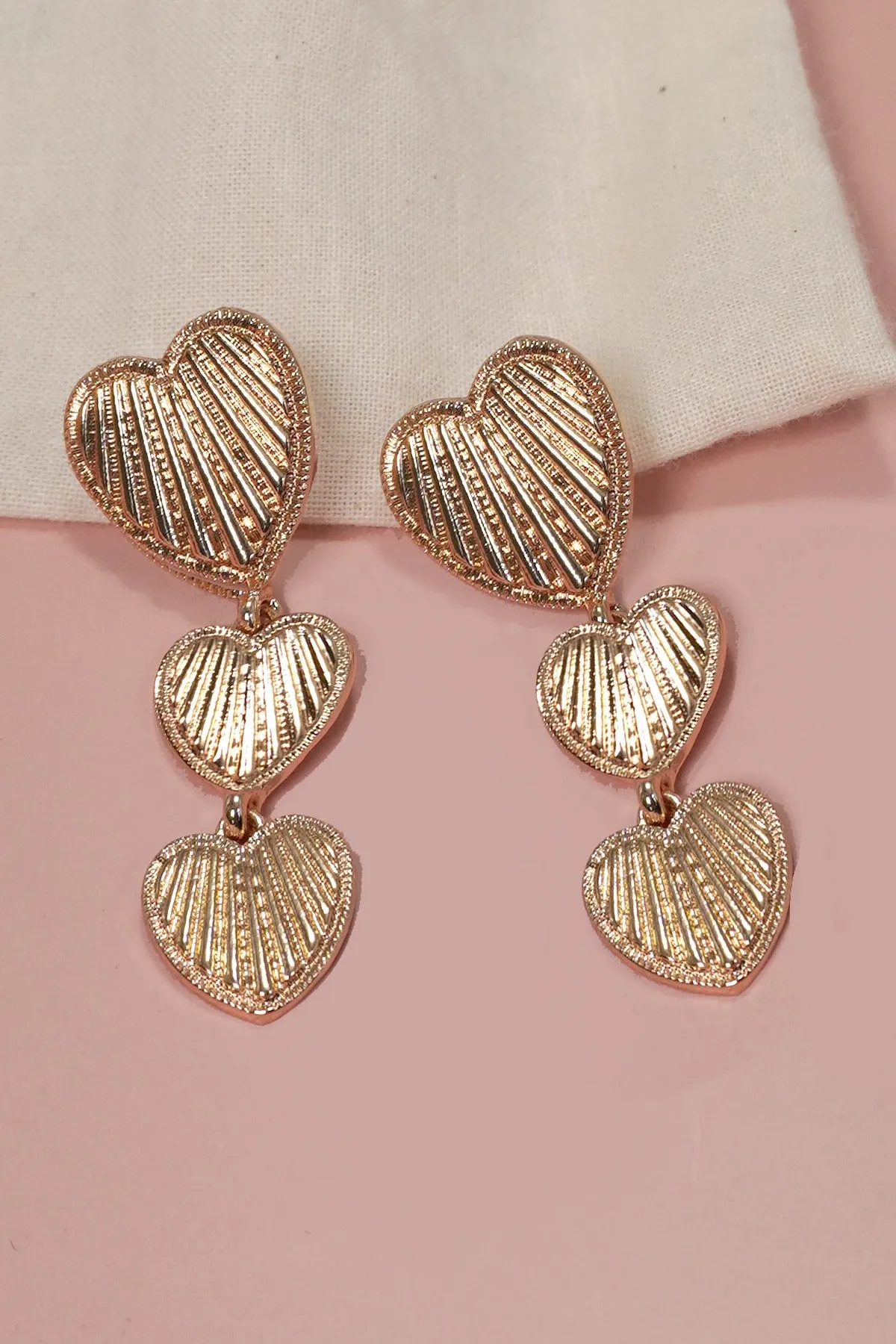 The Emmy Heart Drop Statement Earrings