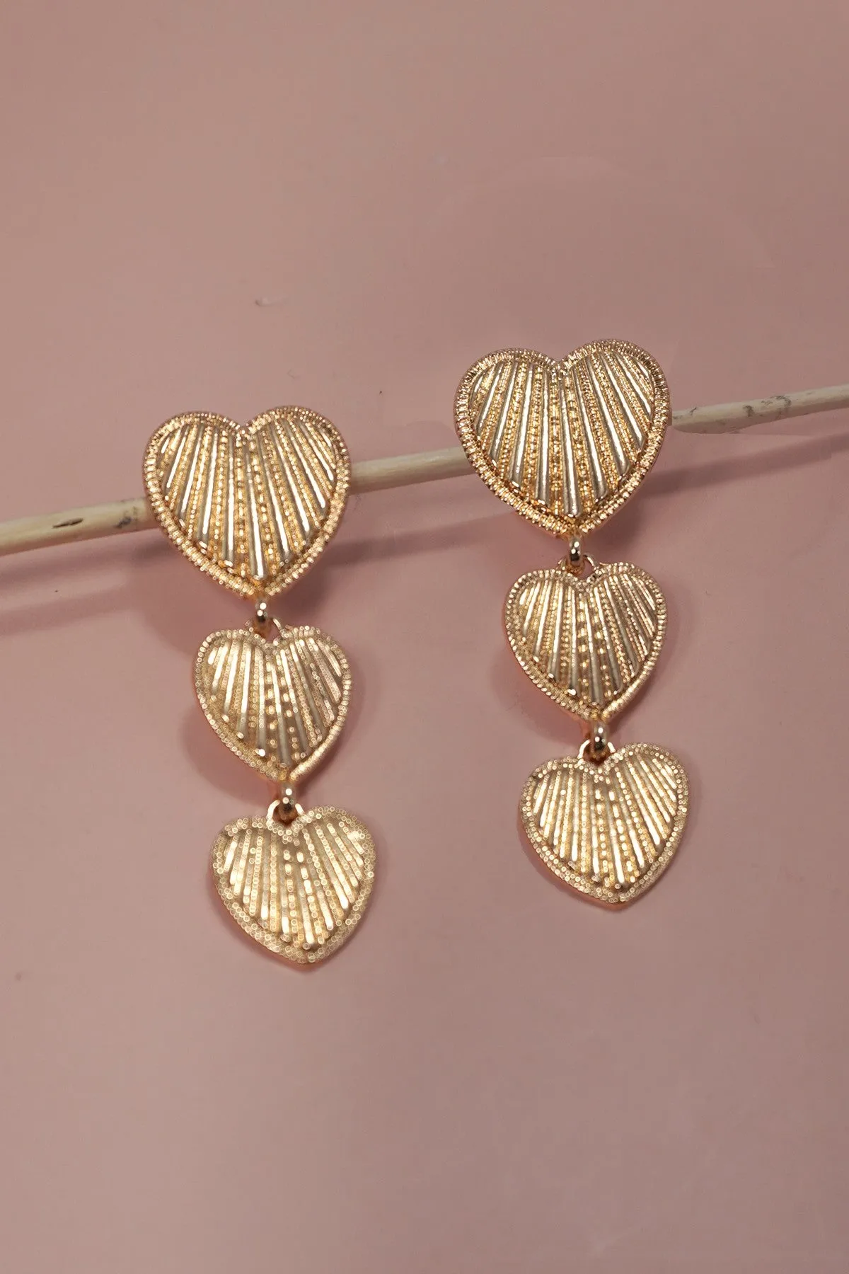 The Emmy Heart Drop Statement Earrings