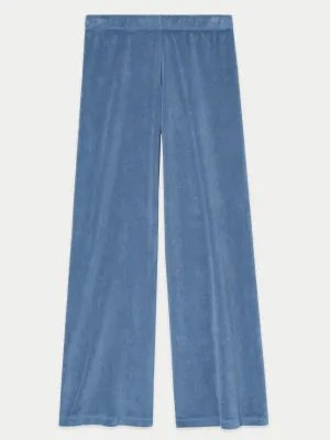 The Lito Low Rise Flare Pants in Terry