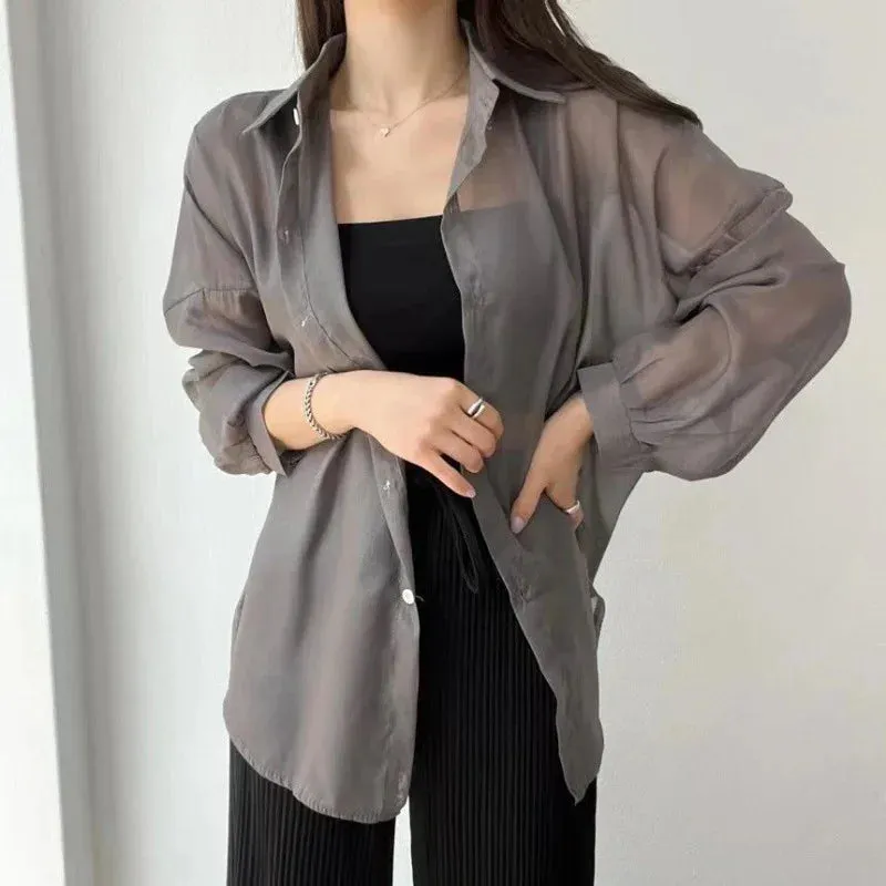 Thin Shirts Sun-Proof Top