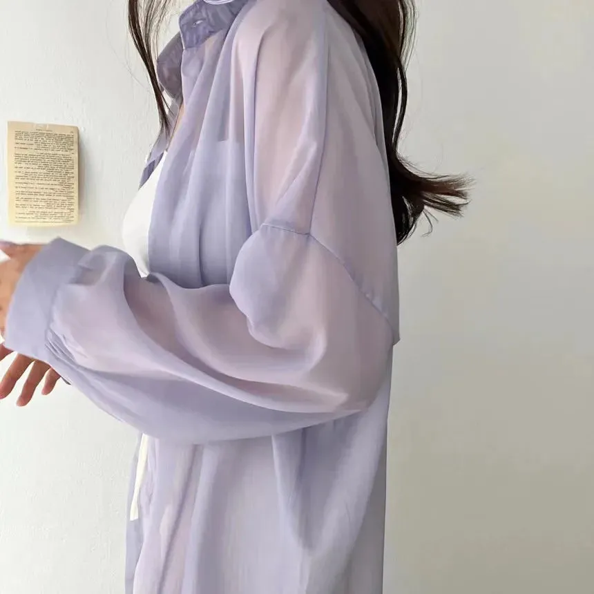 Thin Shirts Sun-Proof Top