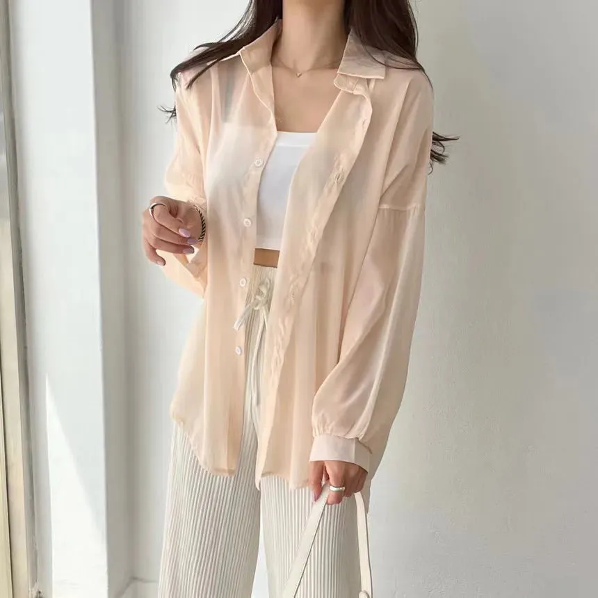 Thin Shirts Sun-Proof Top