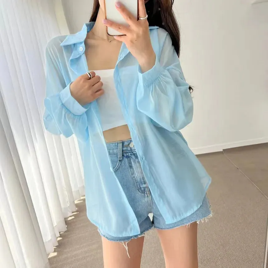 Thin Shirts Sun-Proof Top
