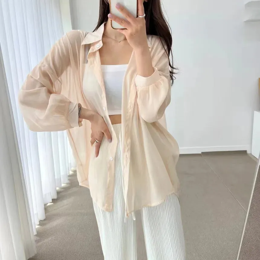 Thin Shirts Sun-Proof Top
