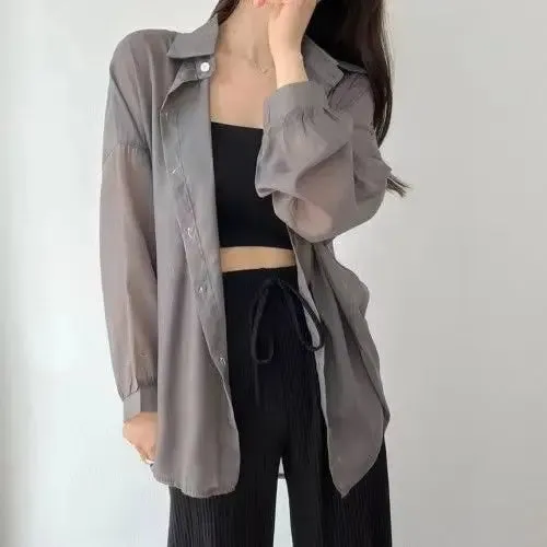 Thin Shirts Sun-Proof Top