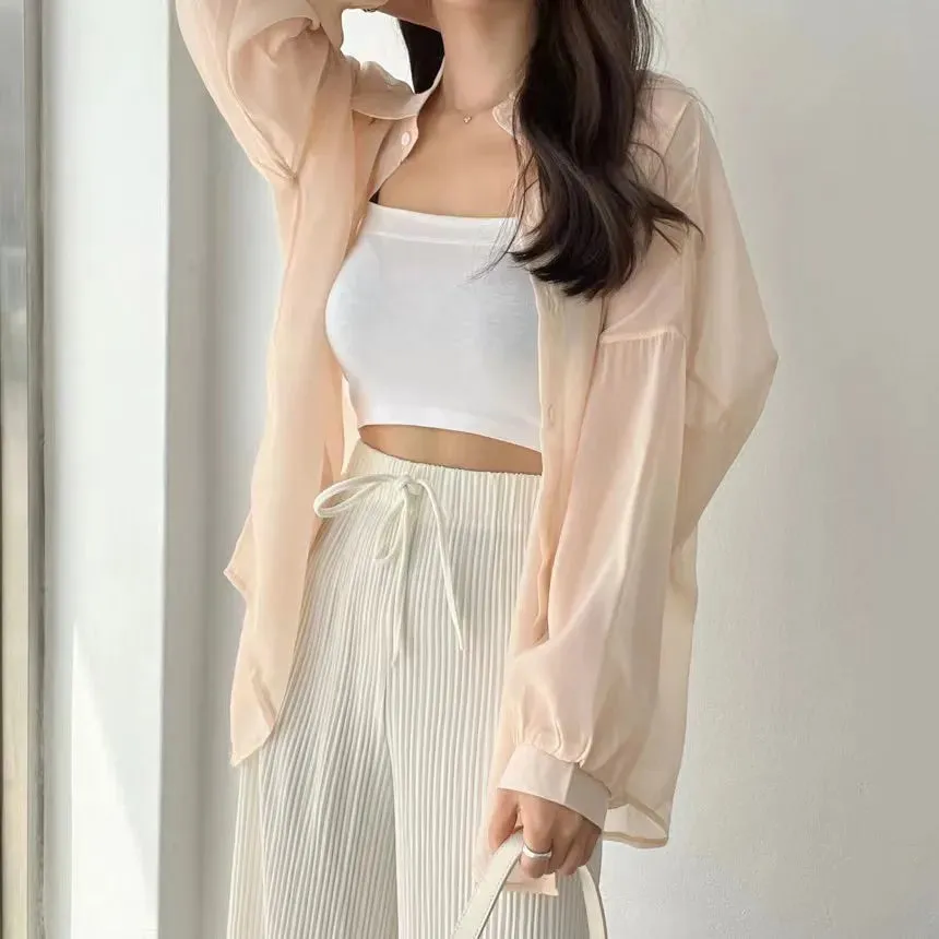 Thin Shirts Sun-Proof Top