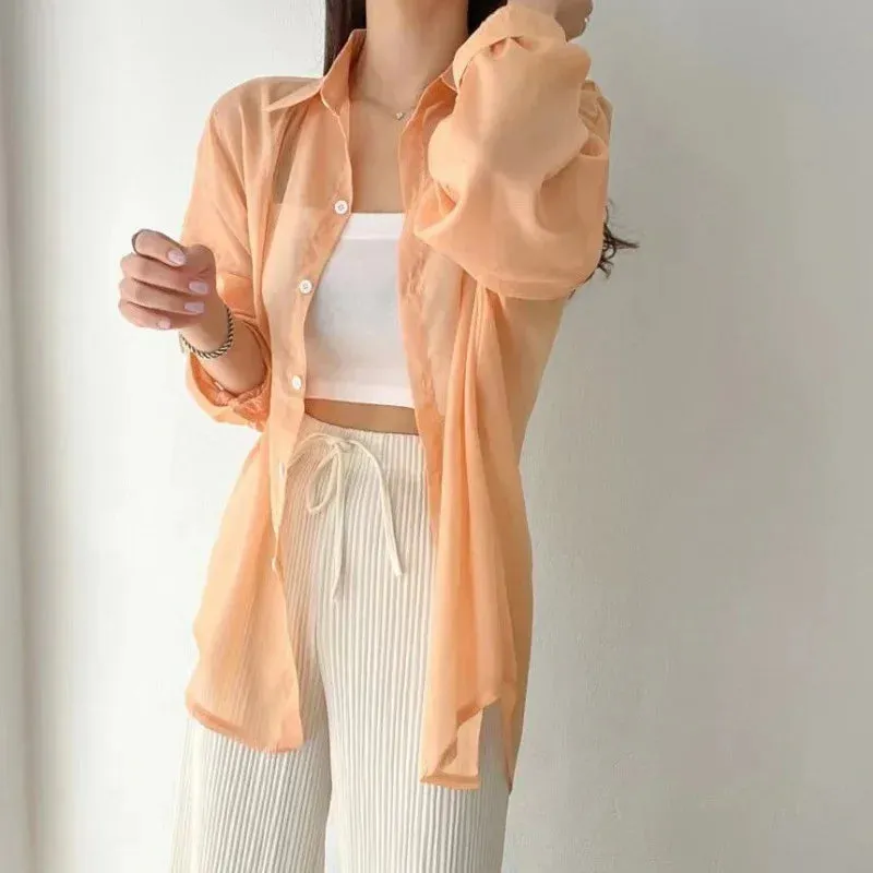 Thin Shirts Sun-Proof Top