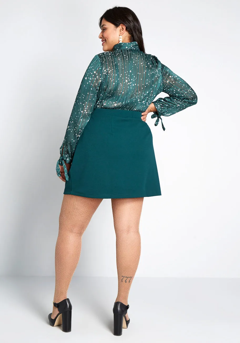 This is Knit Mini Skirt
