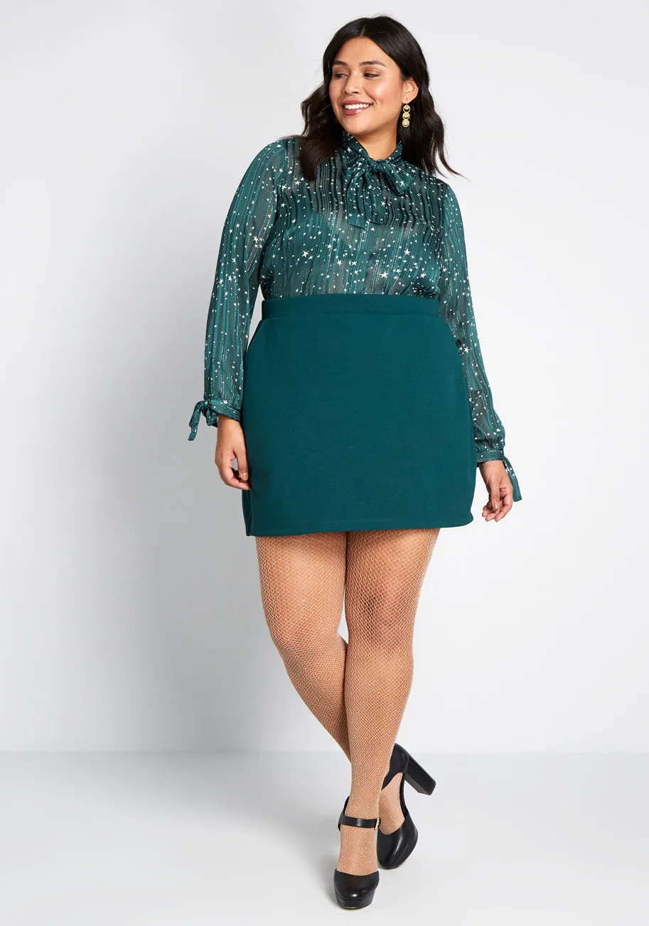 This is Knit Mini Skirt