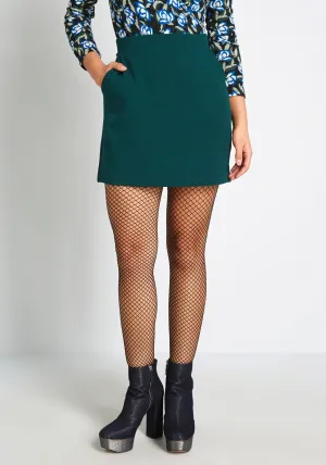 This is Knit Mini Skirt