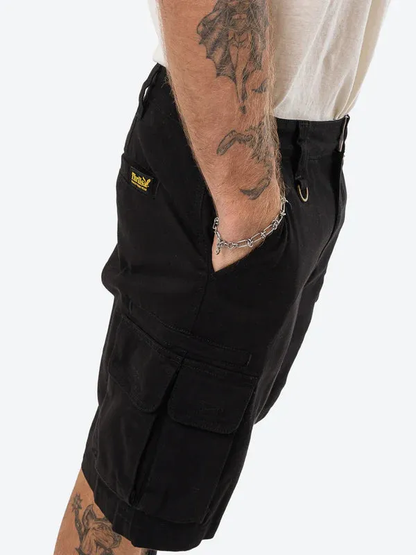 Thrills Slacker Union Cargo Short - Black