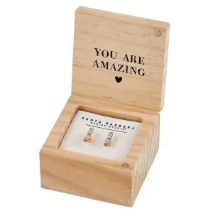 TREASURE BOX EARRINGS - BEST TEACHER EVER