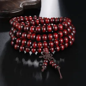 Trendy Natural Sandalwood Beads Bracelet