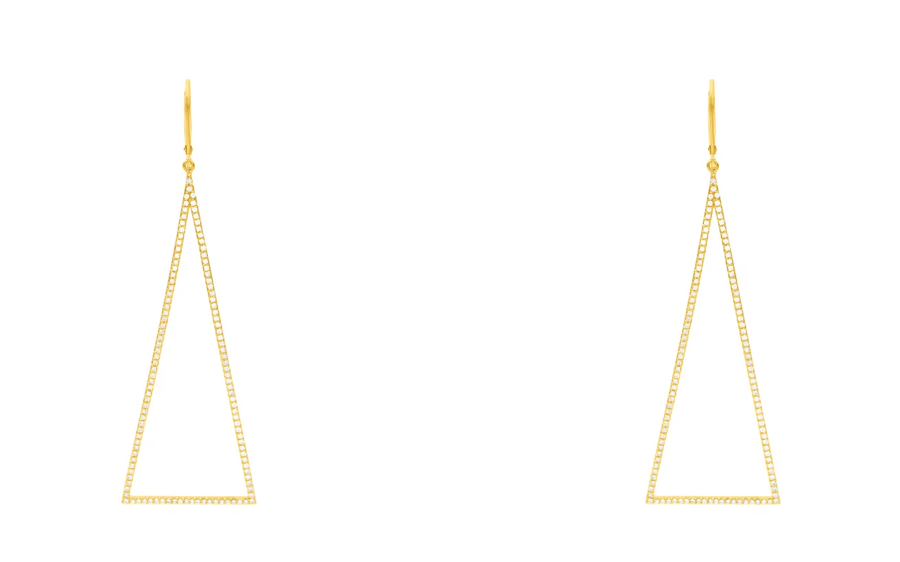 Triangle Dangle Earrings