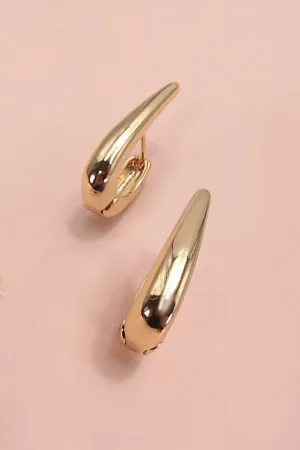 U CLUTCH HOOP HUGGIE EARRINGS | 31E24900
