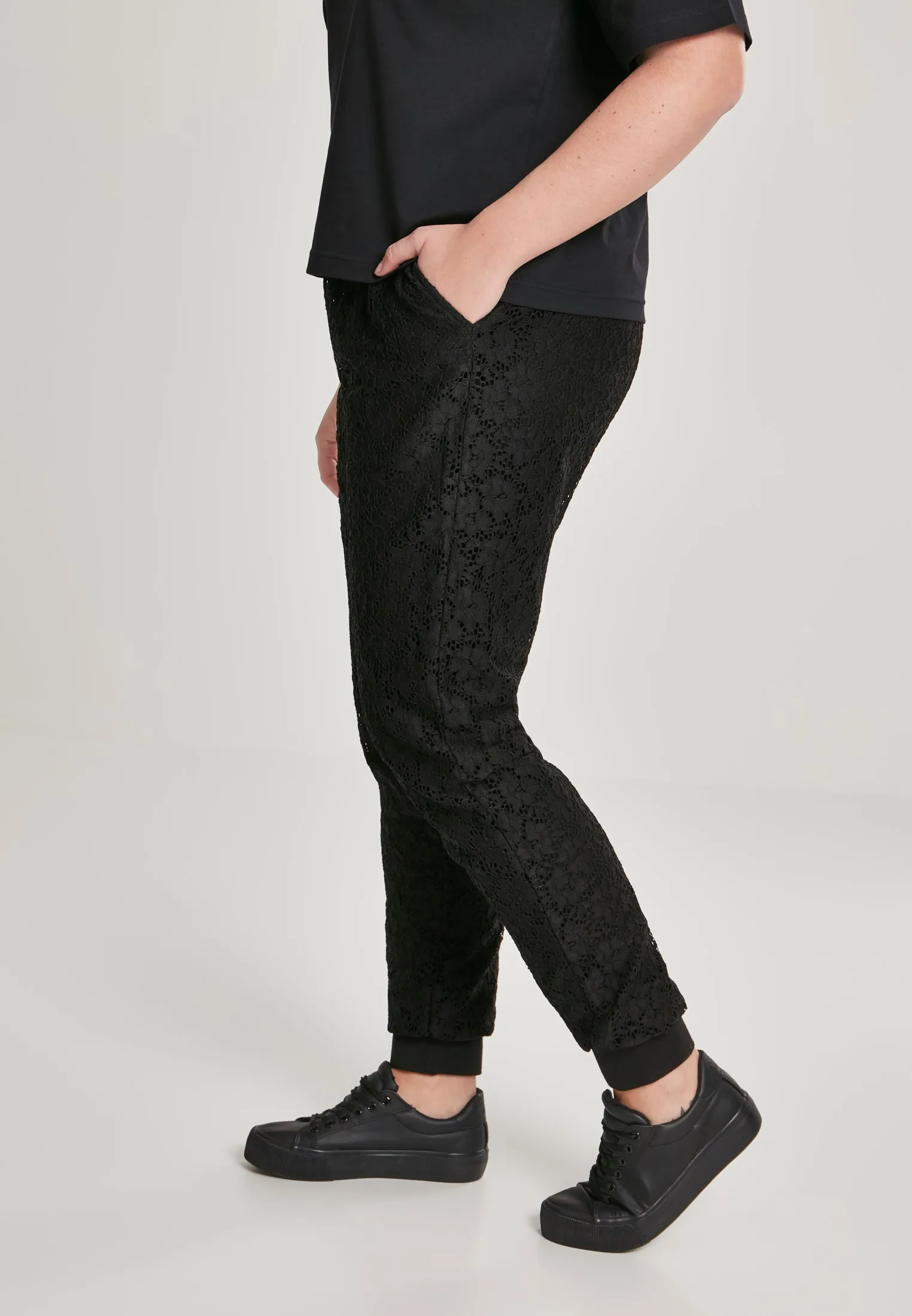 UC Lace Jersey Jog Pants