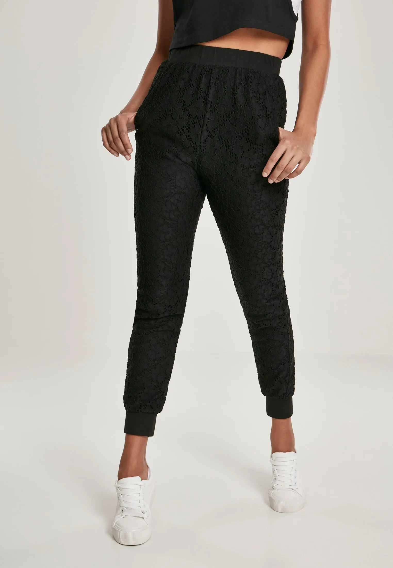 UC Lace Jersey Jog Pants