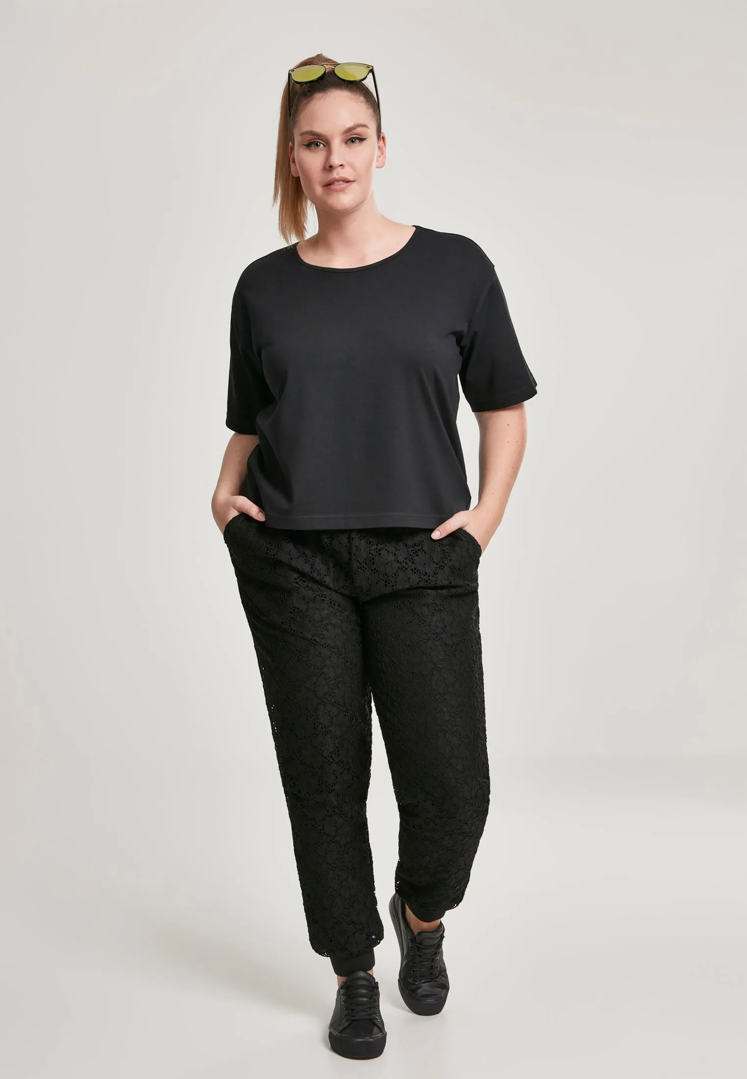 UC Lace Jersey Jog Pants