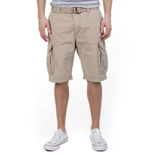 Unionbay Men's Survivor Belted Cargo Short, Desert, 38